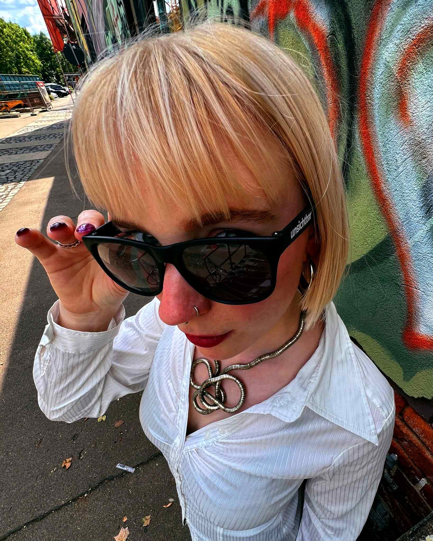 Sonnenbrille „unsichtbar“