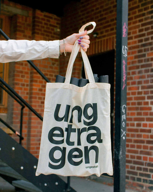 Jutebeutel „ungetragen“